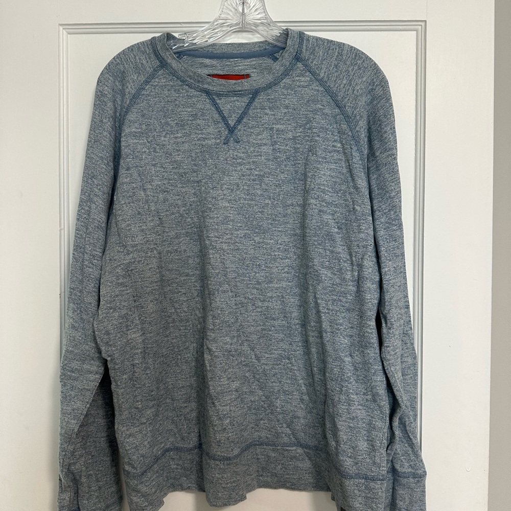 The North Face Heathered Blue Crewneck Sweater